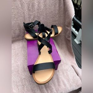 Rampage black sandals